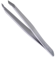 CANAL satinfarbene Haarpinzette schräg, 9cm (1 Stk)