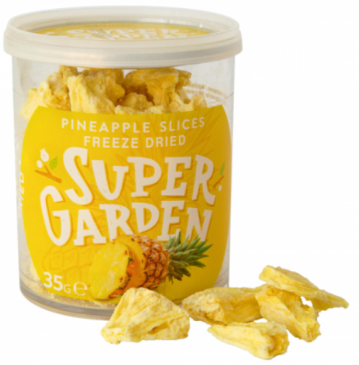 Supergarden Ananas gefriergetrocknet (35g)
