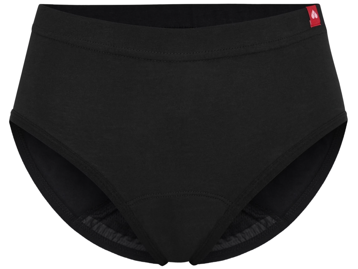The Female Company Periodenslip schwarz, Hipster Cotton, Grösse L Hüftumfang 92-95cm (1 Stk)
