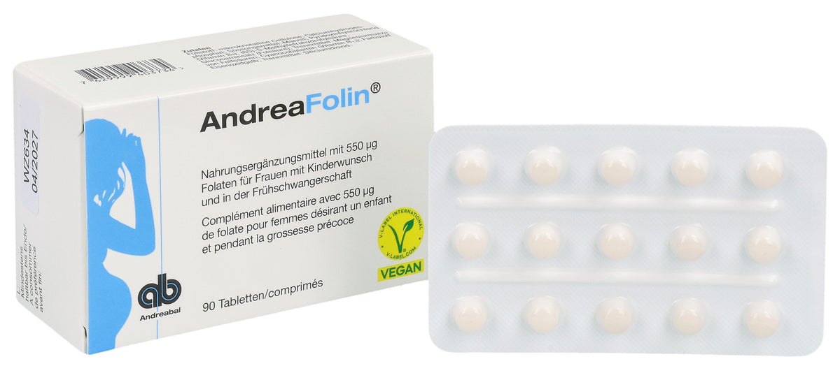 AndreaFolin Folsäure-Tabletten (90 Stk)