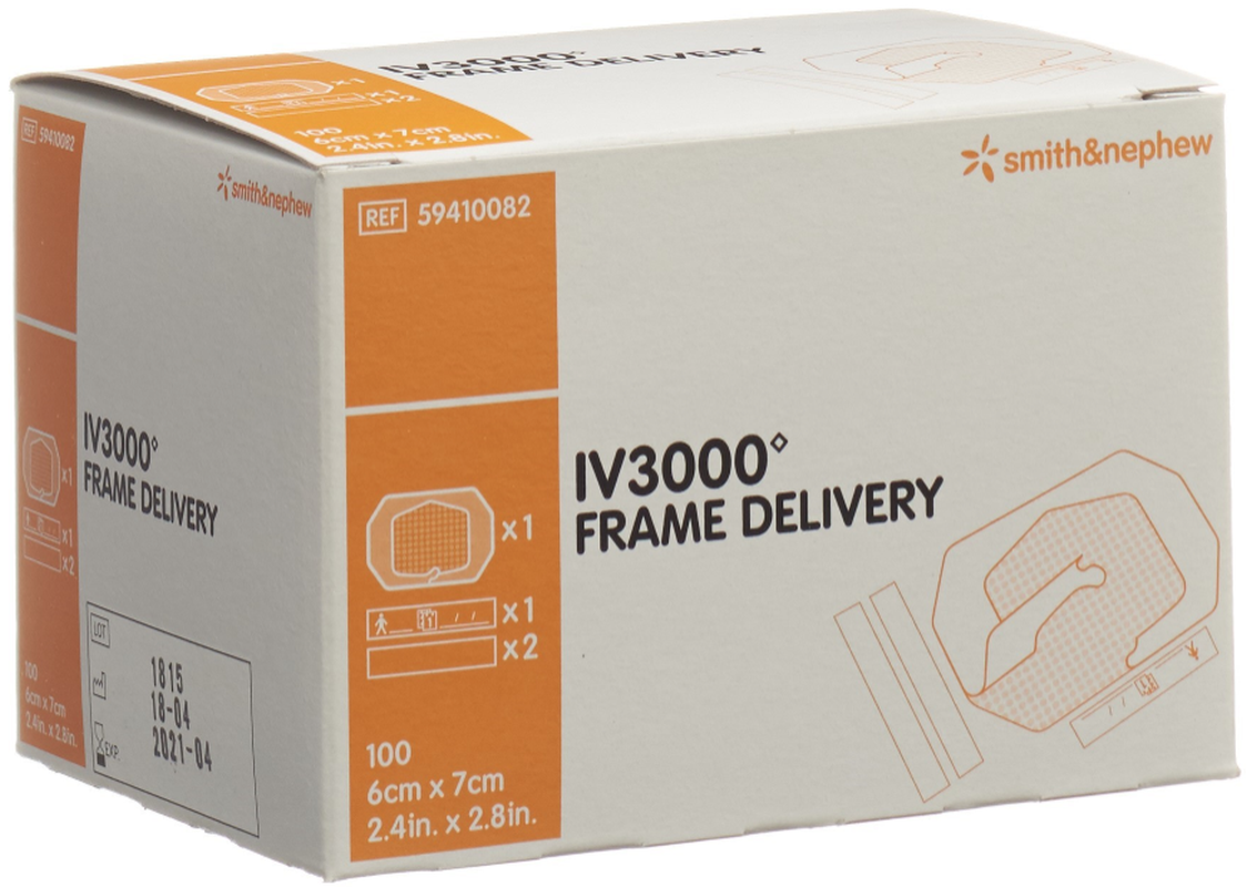IV3000 Verband zur Katheterfixierung 6x7cm (50 Stk)