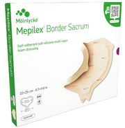 Mepilex Border Sacrum Schaumverband 22x25cm (5 Stk)