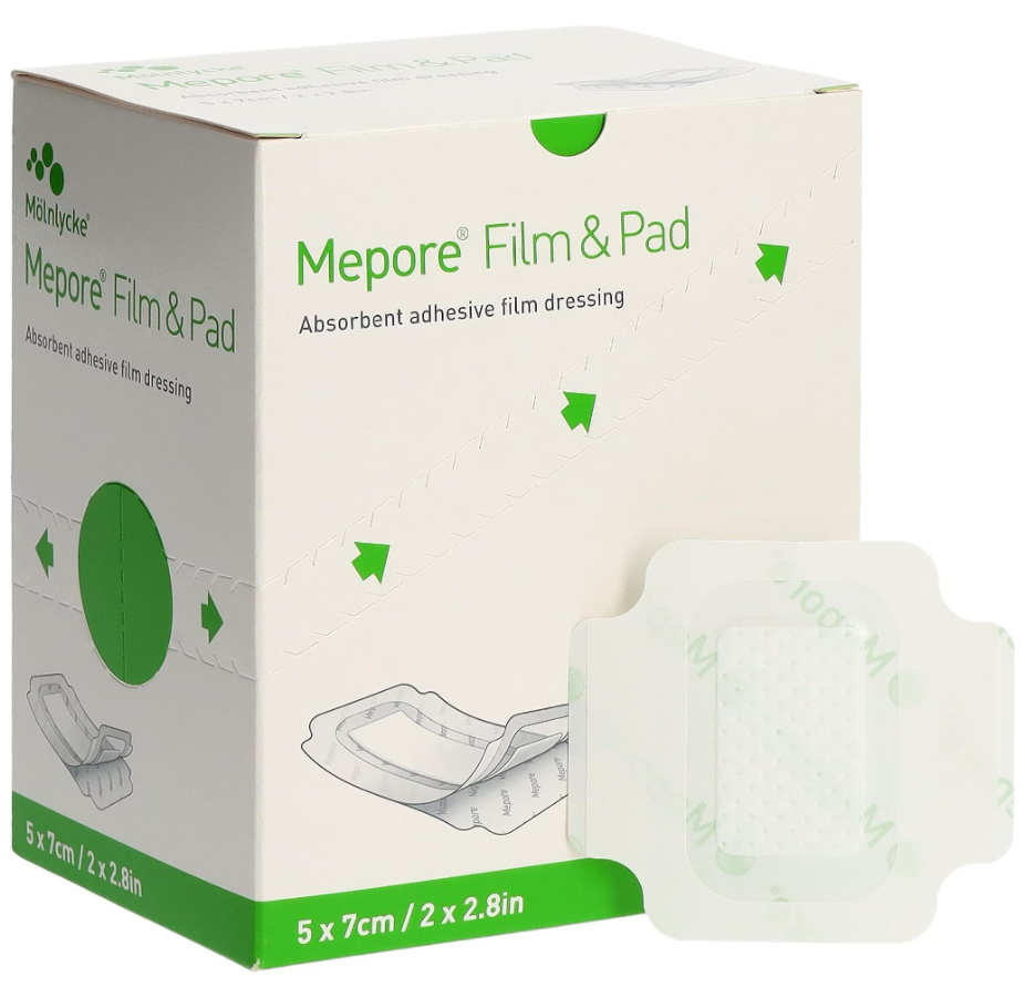 Mepore Film & Pad atmungsaktive Wundauflage 5x7cm (85 Stk)