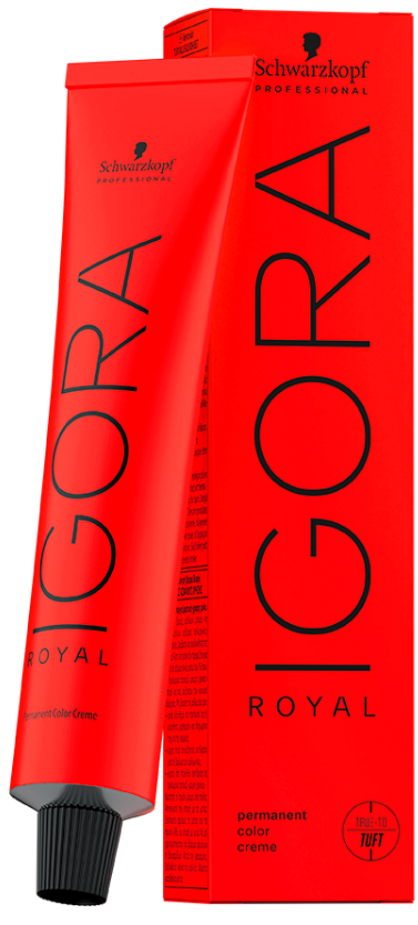 Schwarzkopf IGORA ROYAL 1-0 permanente Colorationscreme Schwarz Natur (60ml)