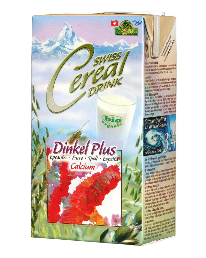 soyana Swiss Cereal Drink Dinkel Plus Calcium Bio (1lt)