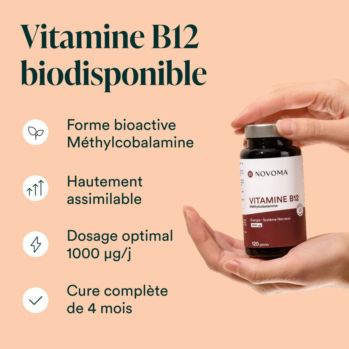 NOVOMA Vitamin B12 Kapseln (120 Stk)