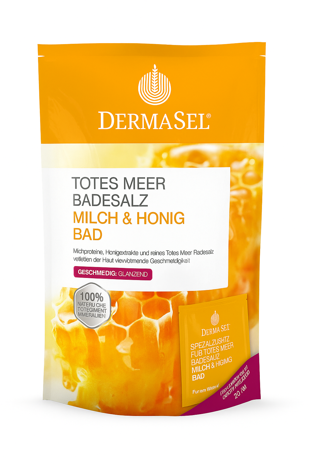 Dermasel Badesalz Milch & Honig (400g)