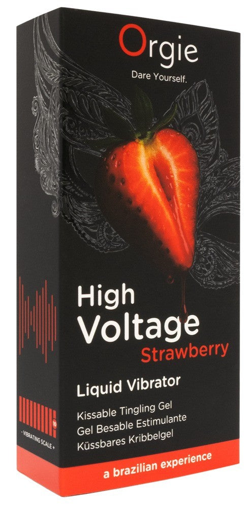 Orgie High Voltage Strawberry Stimulationsgel (15ml)