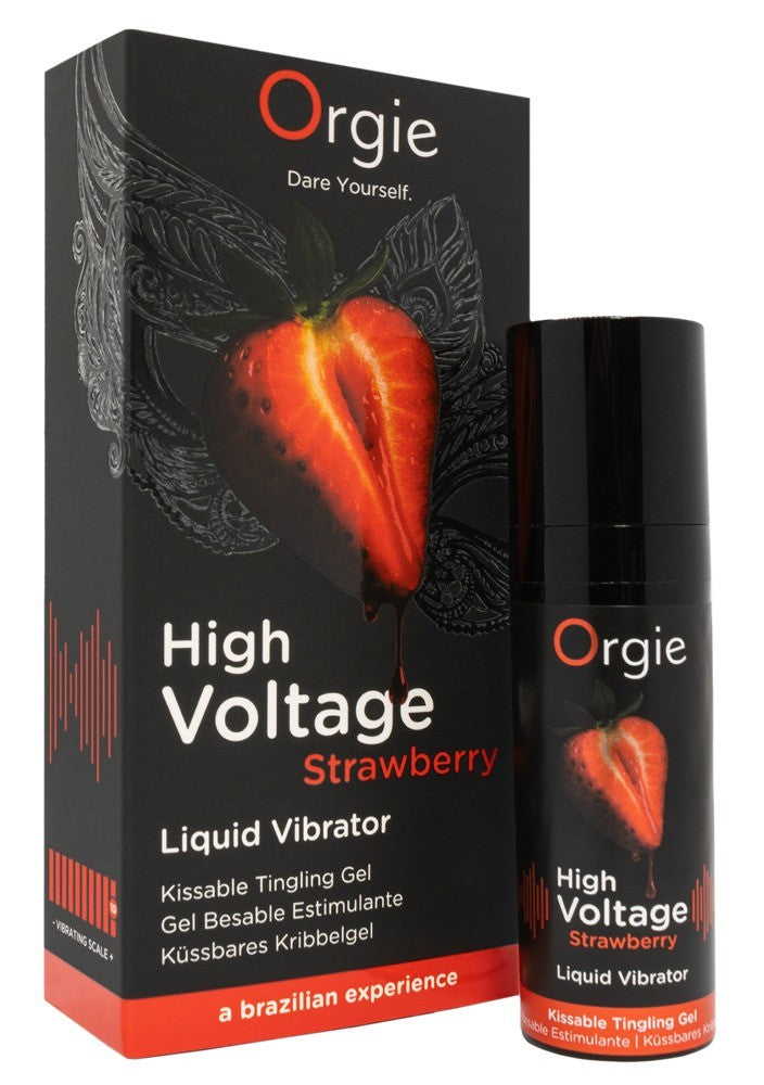 Orgie High Voltage Strawberry Stimulationsgel (15ml)