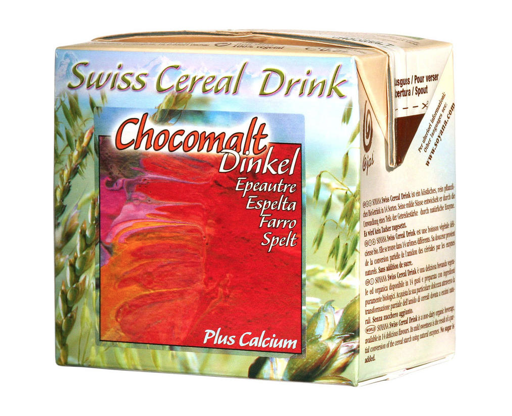 soyana Swiss Cereal Drink Dinkel Chocomalt Bio (500ml)