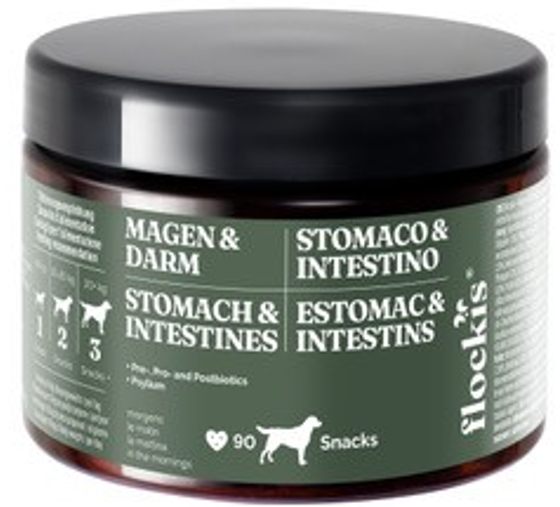 FLOCKIS Hundesnacks Kautabletten Magen & Darm (90 Stk)
