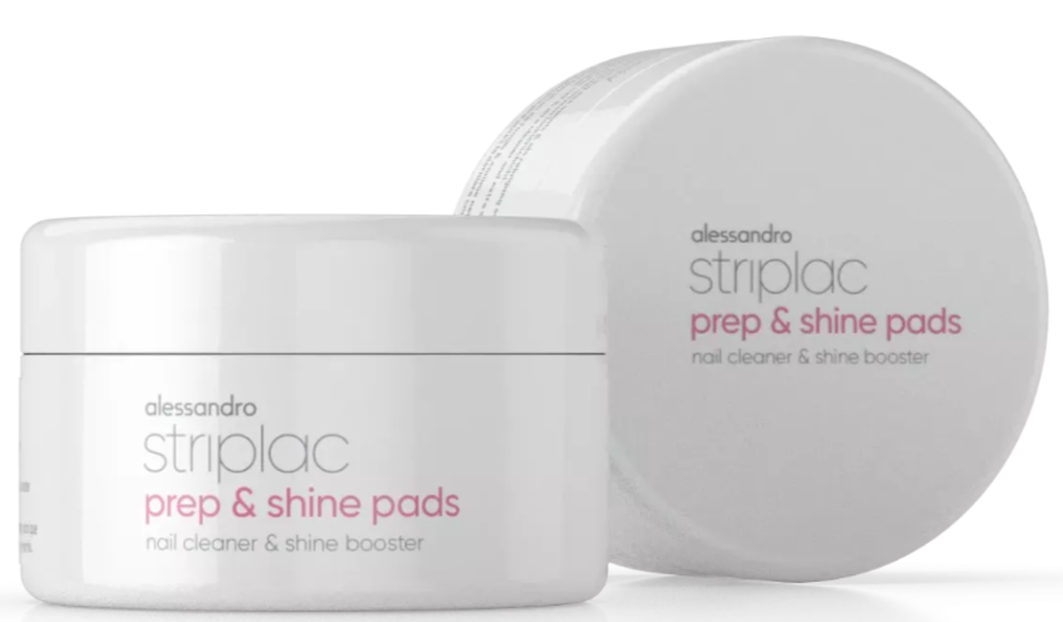 alessandro Striplac Prep & Shine Pads (50ml)