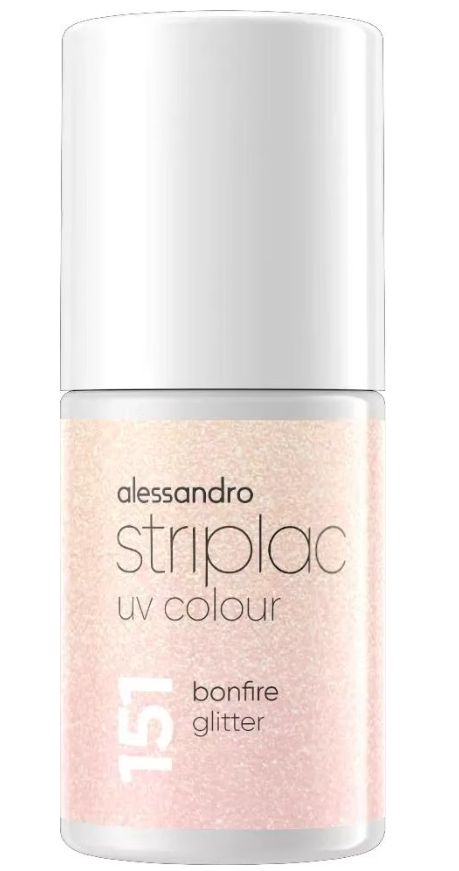 alessandro Striplac UV Colour 151 Bonfire Glitter (6.5ml)
