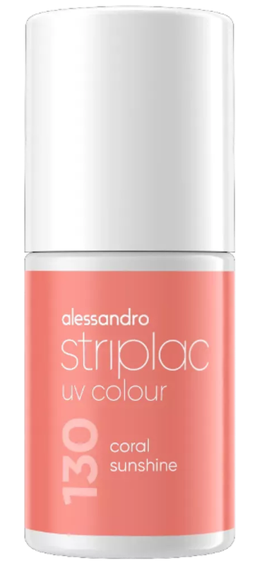 alessandro Striplac UV Colour 130 Coral Sunshine (6.5ml)