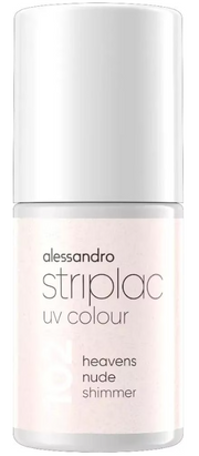 alessandro Striplac UV Colour 102 Heavens Nude Shimmer (6.5ml)