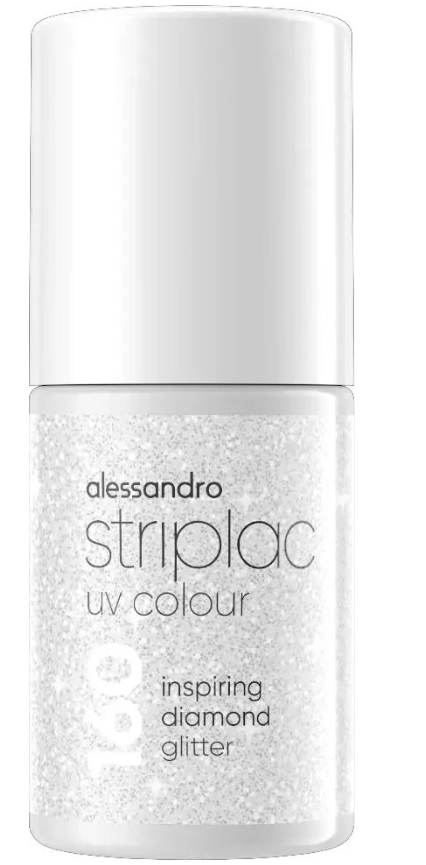 alessandro Striplac UV Colour 160 Inspiring Diamond Glitter (6.5ml)