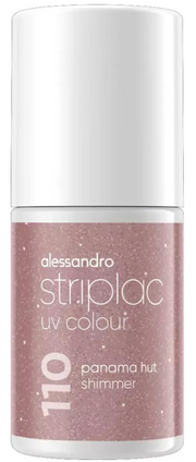 alessandro Striplac UV Colour 110 Panama Hut Shimmer (6.5ml)