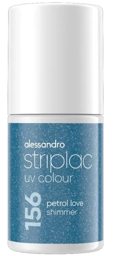 alessandro Striplac UV Colour 156 Petrol Love Shimmer (6.5ml)