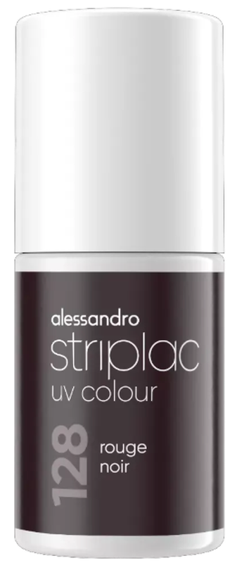 alessandro Striplac UV Colour 128 Rouge Noir (6.5ml)