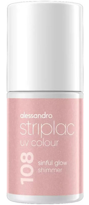 alessandro Striplac UV Colour 108 Sinful Glow Shimmer (6.5ml)