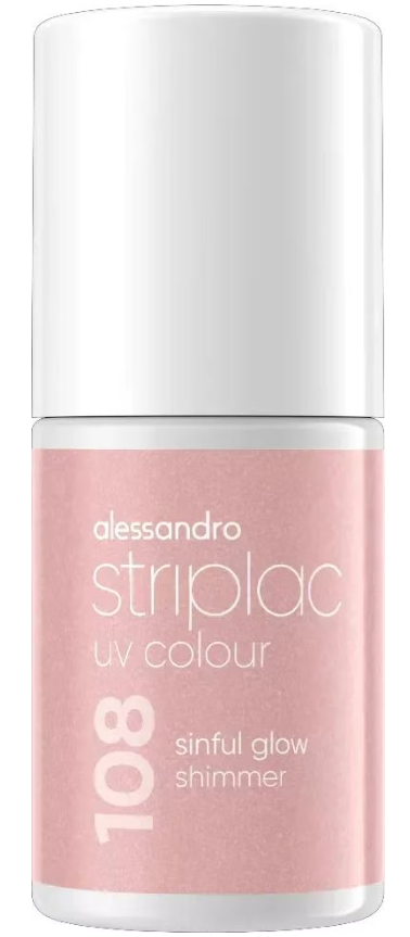 alessandro Striplac UV Colour 108 Sinful Glow Shimmer (6.5ml)