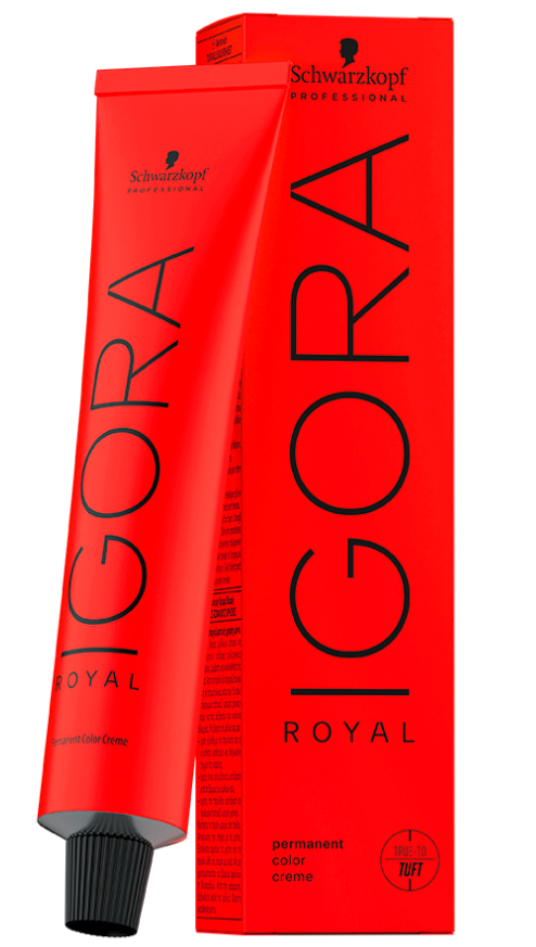 Schwarzkopf IGORA ROYAL 8-00 permanente Colorationscreme Hellblond Natur Extra (60ml)