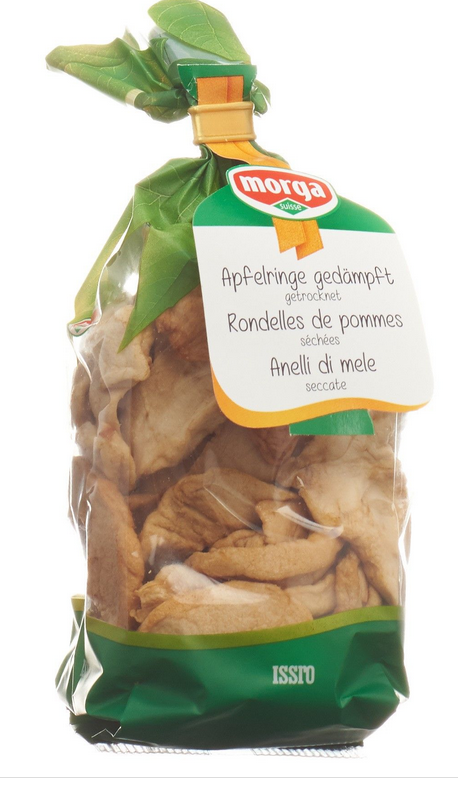 morga ISSRO Apfelringe Gedämpft Geschwefelt (100g)