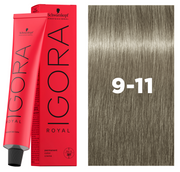 Schwarzkopf IGORA ROYAL 9-11 permanente Farbcreme Extra Hellblond Cendré Extra (60ml)