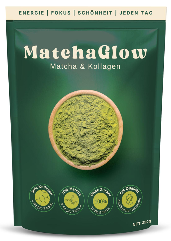 MatchaGlow Matcha & Kollagen (250g)