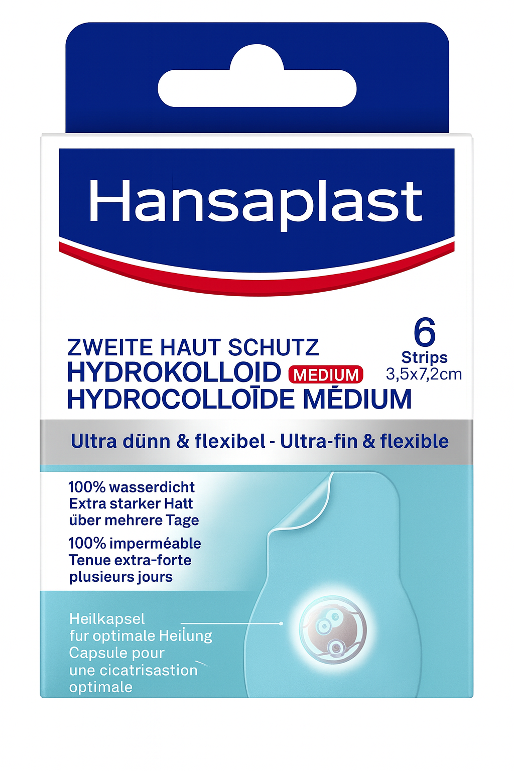 Hansaplast Zweite Haut Schutz Medium (6 Stk)