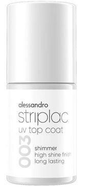 alessandro Striplac UV Top Coat 003 Shimmer (6.5ml)