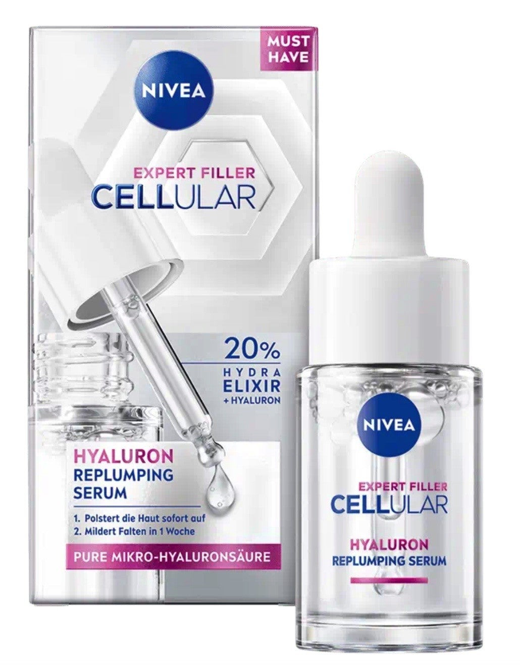 NIVEA Cellular Expert Filler Hyaluron Replumping Serum (15ml)