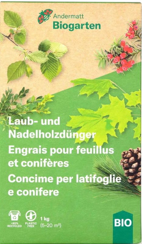 Andermatt Biogarten Laub- und Nadelholzdünger fest (1 kg)