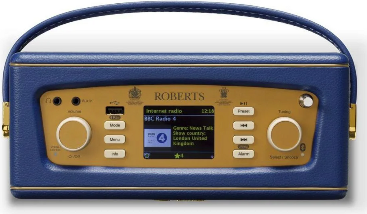 Roberts Revival iStream3L DAB+ Smart Radio, midnight blue (1 Stk)