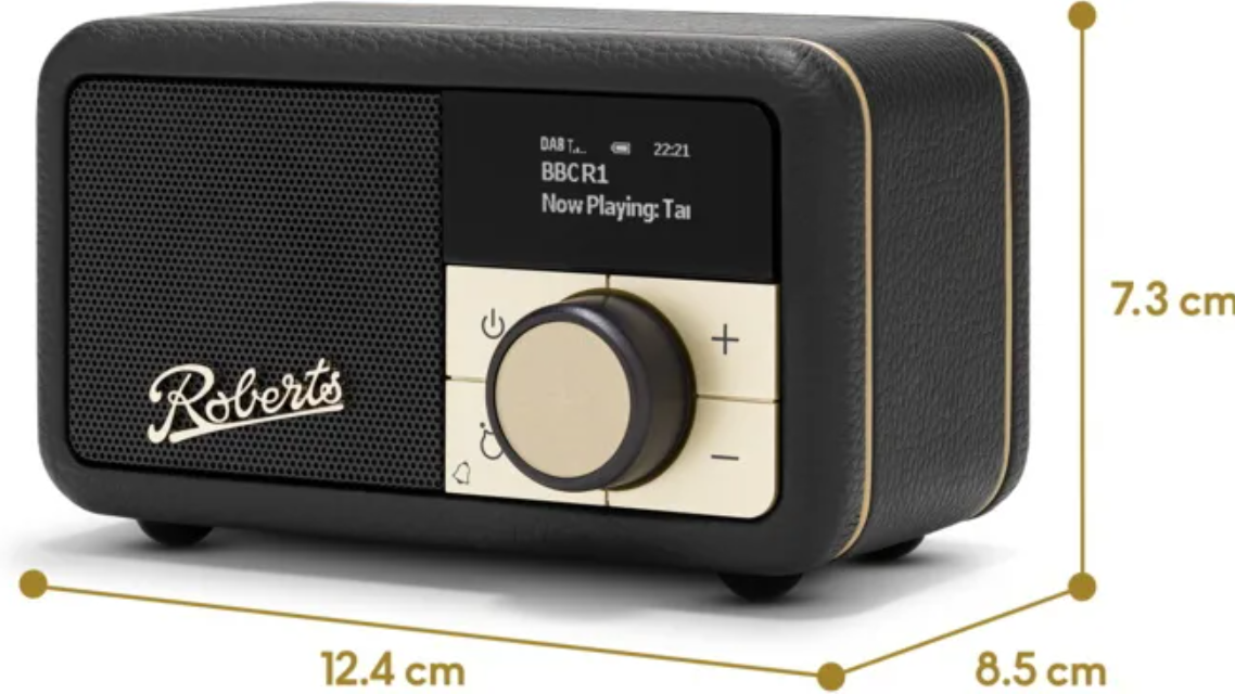 Roberts Revival Petite 2 DAB+ Radio black (1 Stk)