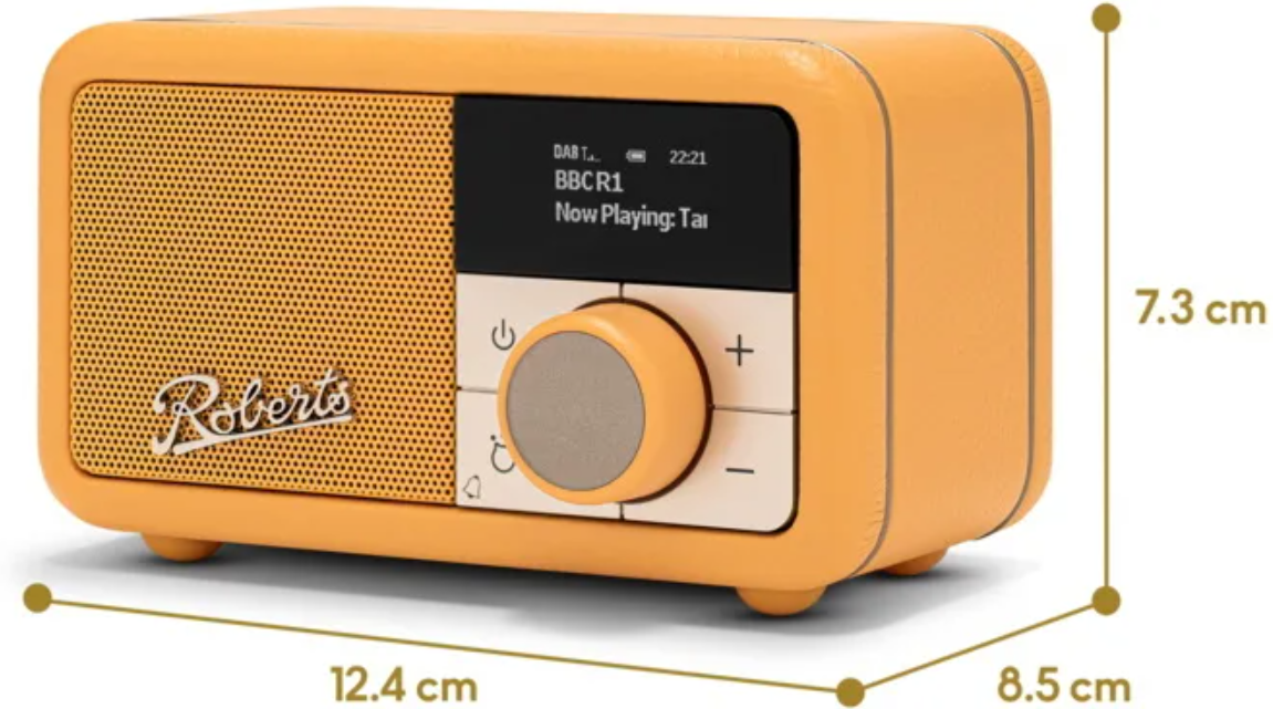 Roberts Revival Petite 2 DAB+ Radio, sunshine yellow (1 Stk)