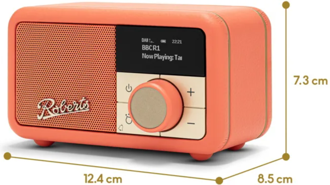 Roberts Revival Petite 2 DAB+ Radio, pop orange (1 Stk)