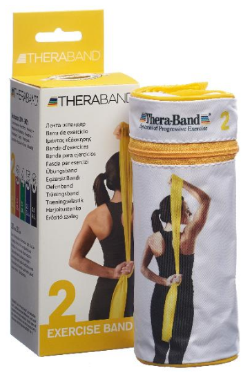 Theraband Übungsband gelb (2.50m, Leicht)