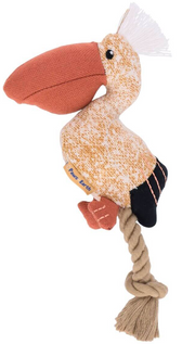 Chomper Stuffed Pelican Rope Tail Spielzeug für Hunde (1 Stk)