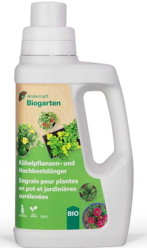 Andermatt Biogarten Kübelpflanzen- und Hochbeetdünger (500ml)
