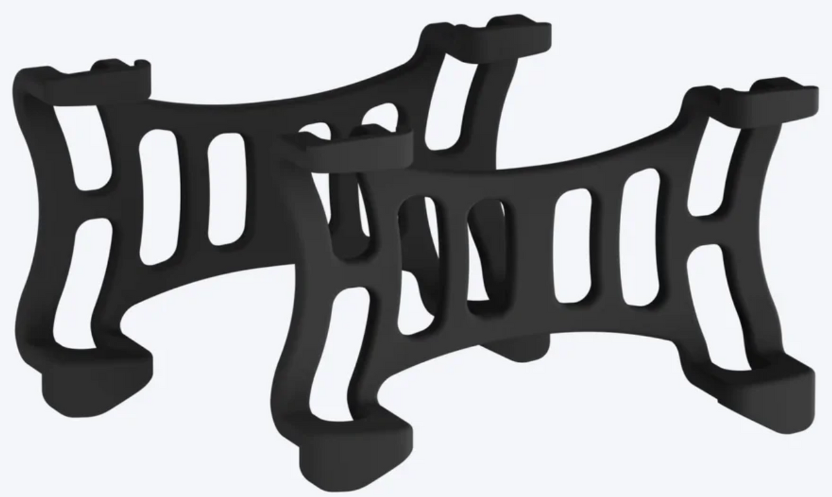 tractive GPS DOG 6 Rubber Clips schwarz (2 Stk)