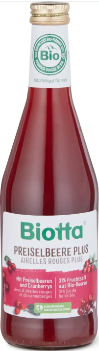 Biotta Preiselbeere Plus (6x5dl)