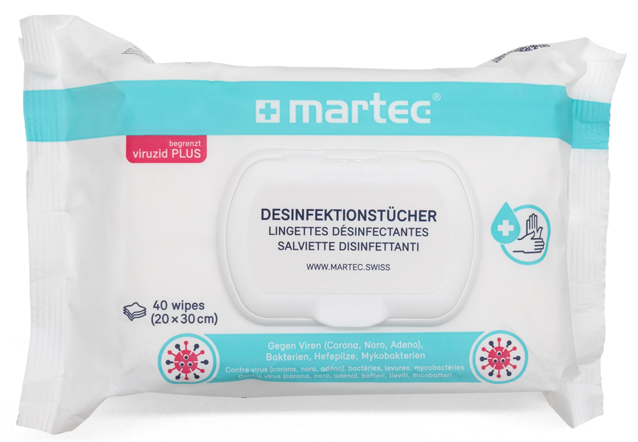 Martec Desinfektionstücher (40 Stk)