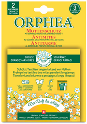 ORPHEA Mottenschutz Aufhänger Blütenduft (2 Stk)