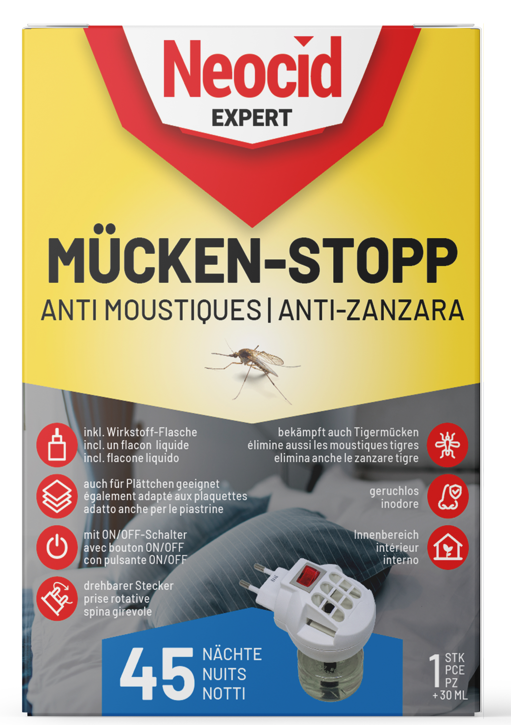 Neocid Expert Mückenstopp Kombi-Verdunster (1 Stk)