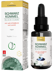 CANNSOL Schwarzkümmel mit Vitamin D3 und K2 (30ml)