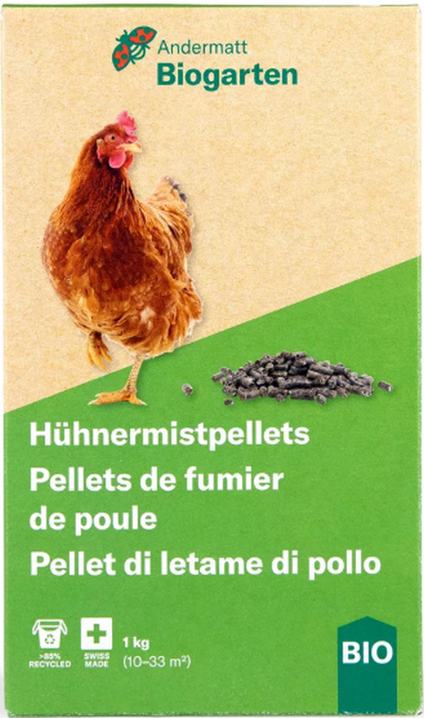 Andermatt Biogarten Hühnermistpellets (1kg)