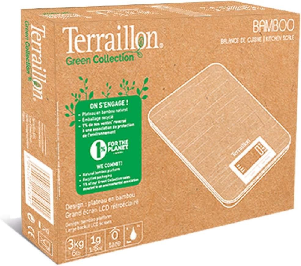 Terraillon Küchenwaage Bamboo (1 Stk)