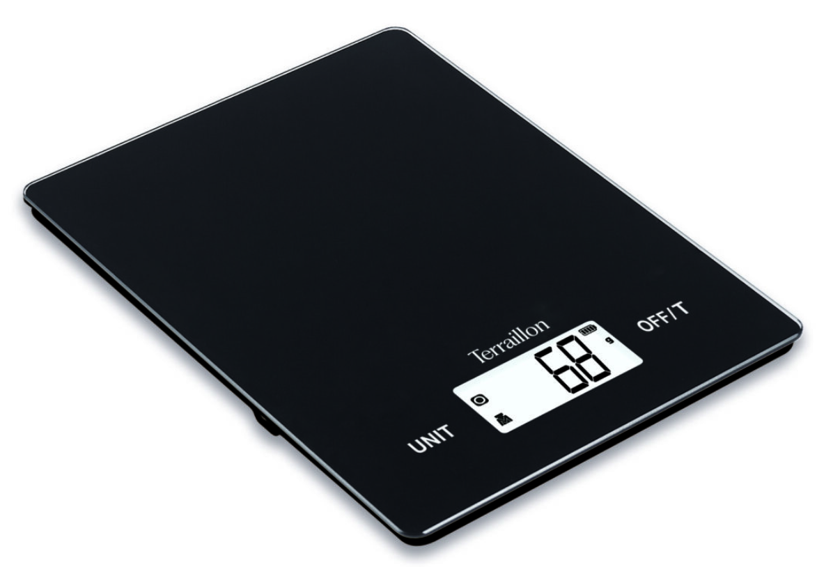 Terraillon Küchenwaage Smart USB, schwarz (1 Stk)