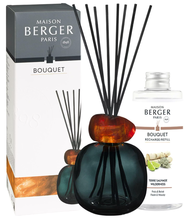 MAISON BERGER Duftbouquet Mineral Schwarz/Bernstein Unberührte Landschaft (180ml)